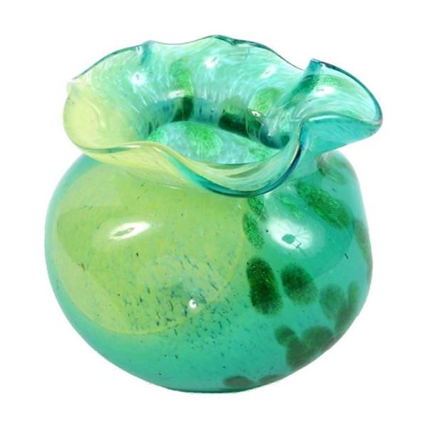 3.5" Swirl Color Glass Jar